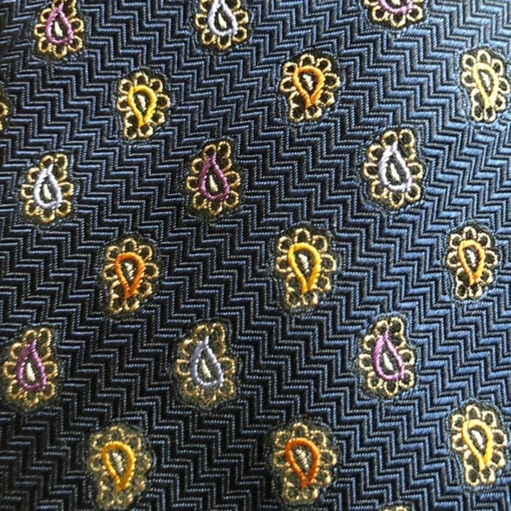 J. Z. Richards Boulder Blue & Orange Paisley Tie